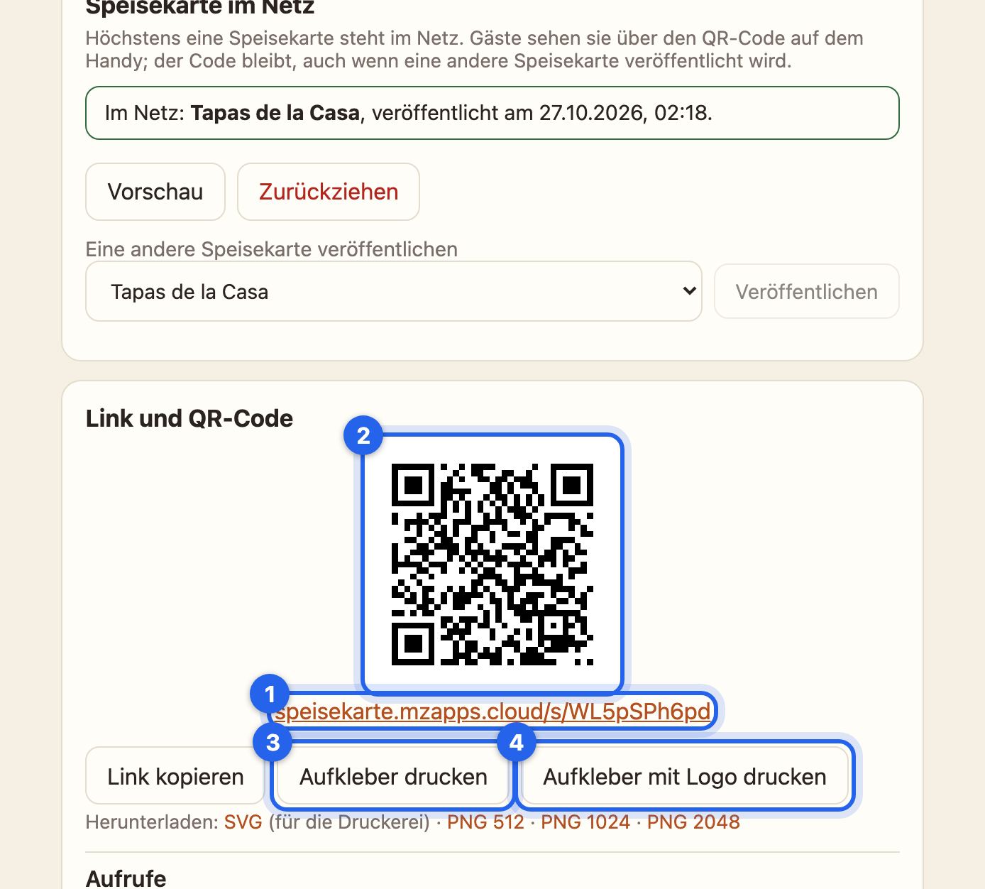 Der Reiter Im Netz mit Link, QR-Code und Aufkleber drucken